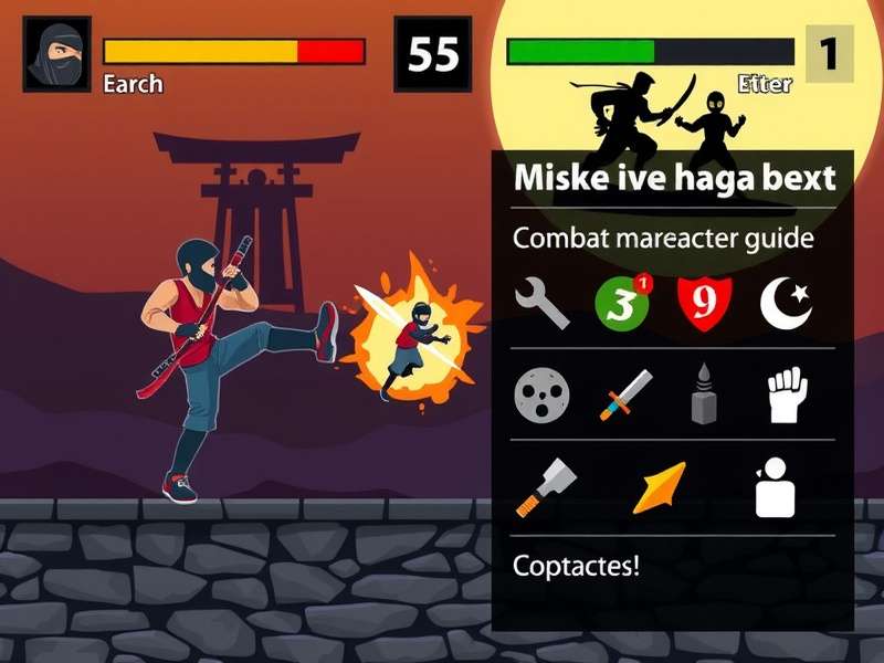 Ultimate Ninja Kicker strategy guide showing resource management
